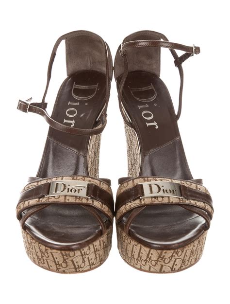 burgundy dior shoes|Dior platform wedge shoes.